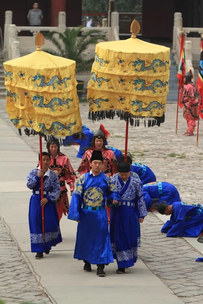 De ceremonie van de Ming-graf van de Yongle Stapelplaats — Stockfoto