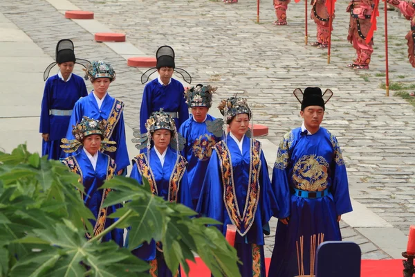 Ceremonii grobu Ming z Emporer Yongle — Zdjęcie stockowe