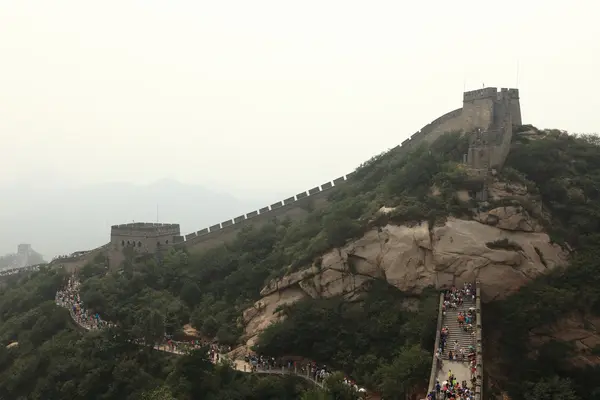 The Chinese Great Wall of Badaling — Stock Photo, Image