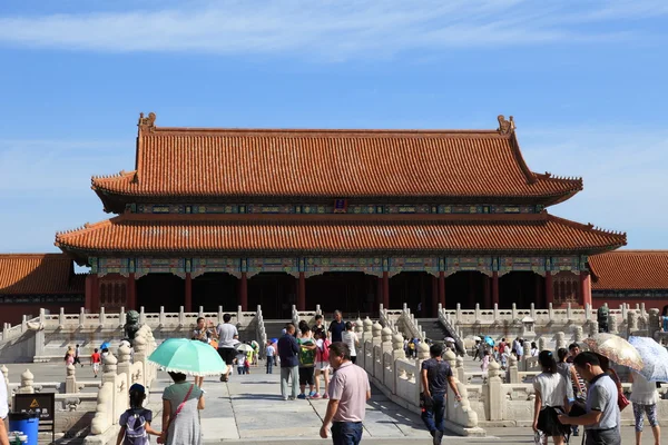 A Cidade Proibida de Pequim na China — Fotografia de Stock