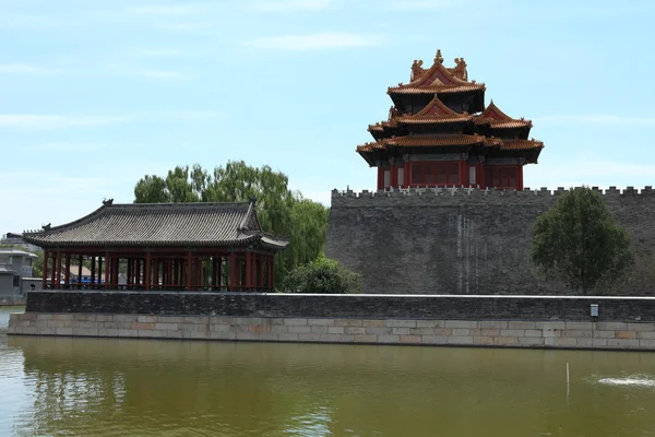 Pekin yasak şehir şehir duvar — Stok fotoğraf