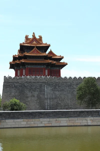 La muralla de la Ciudad Prohibida de Beijing — Foto de Stock