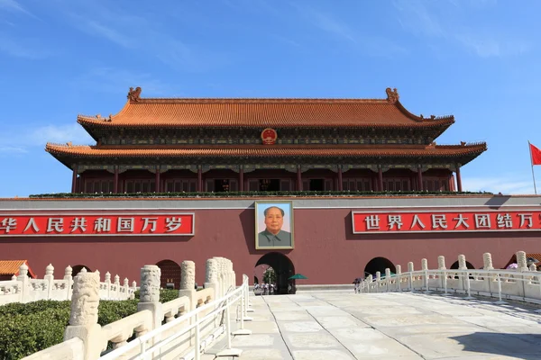 Die verbotene Stadt Peking in China lizenzfreie Stockfotos