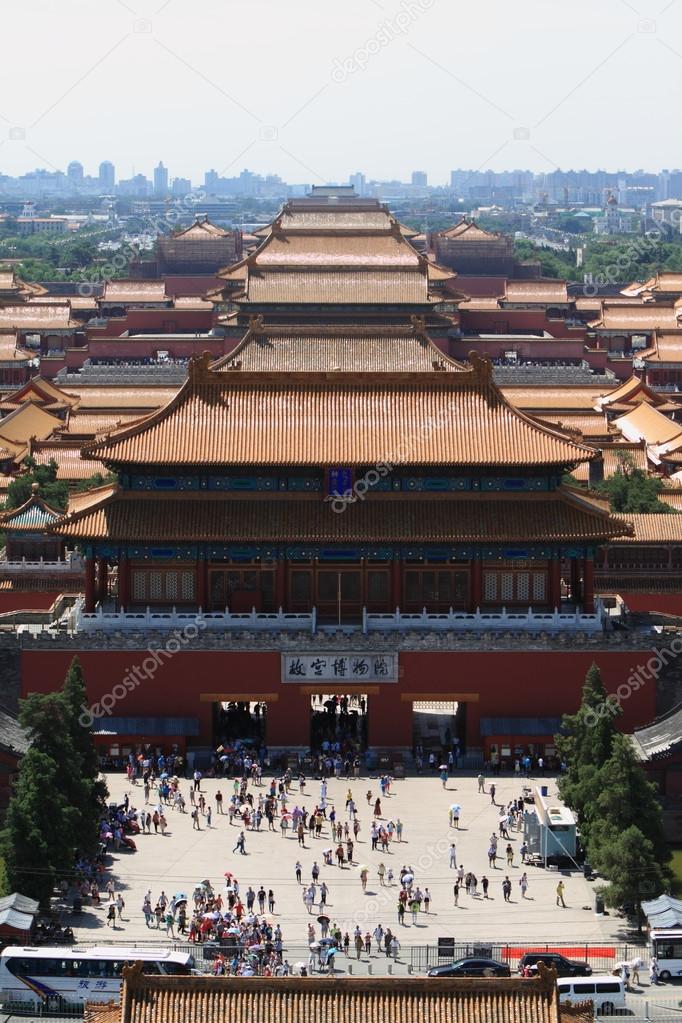 The Forbidden City of Beijing in China