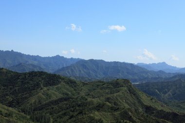 Çin'deki Jinshanling peyzaj