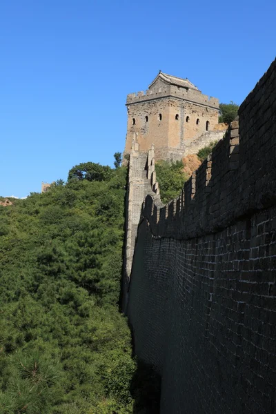 Den Kinesiske Mur tæt på Jinshanling - Stock-foto