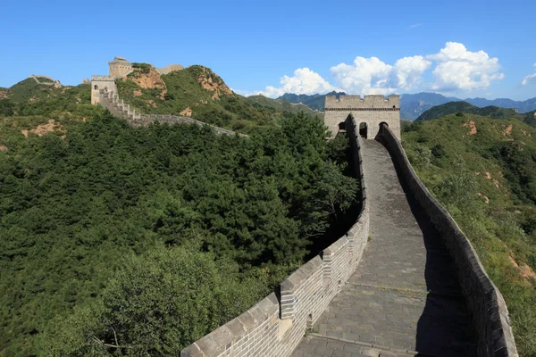 De grote muur van China dicht bij Jinshanling — Stockfoto