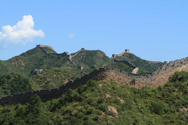 Den kinesiska muren nära Jinshanling — Stockfoto