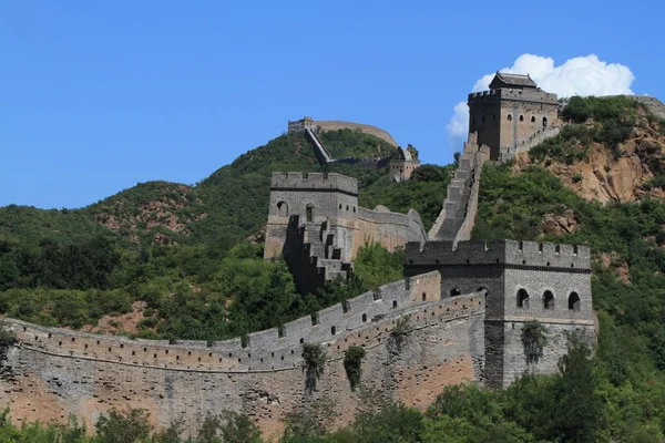 La Grande Muraglia Cinese vicino a Jinshanling — Foto Stock