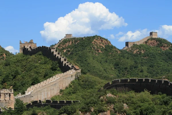 La Gran Muralla China cerca de Jinshanling — Foto de Stock