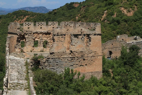 The Great Wall of China close to Jinshanling — Stock Photo, Image