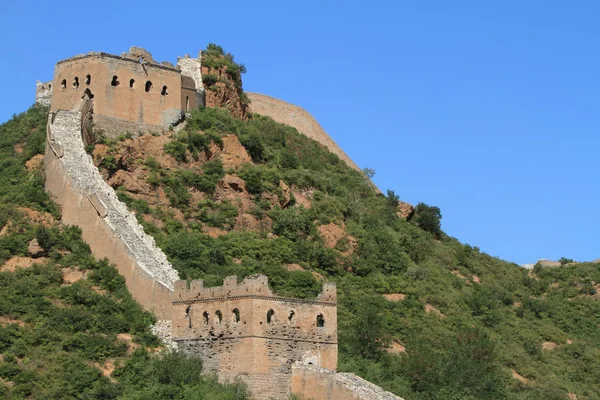 Die große Wand aus Porzellan in der Nähe von Dschinshanling — Stockfoto