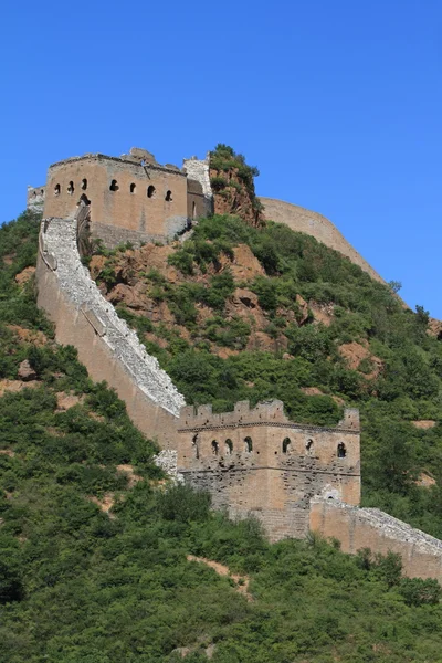 Velká čínská zeď blízko Jinshanling Velká čínská — Stock fotografie