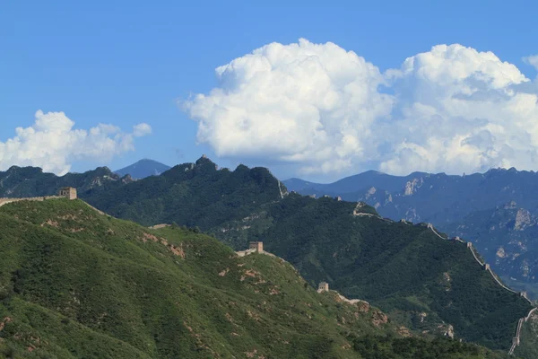 La Grande Muraglia Cinese vicino a Jinshanling — Foto Stock