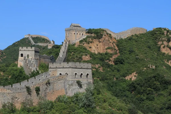 De grote Chinese muur dichtbij Jinshanling — Stockfoto