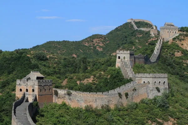 La Grande Muraglia Cinese vicino a Jinshanling — Foto Stock