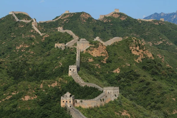 A Grande Muralha Chinesa perto de Jinshanling — Fotografia de Stock