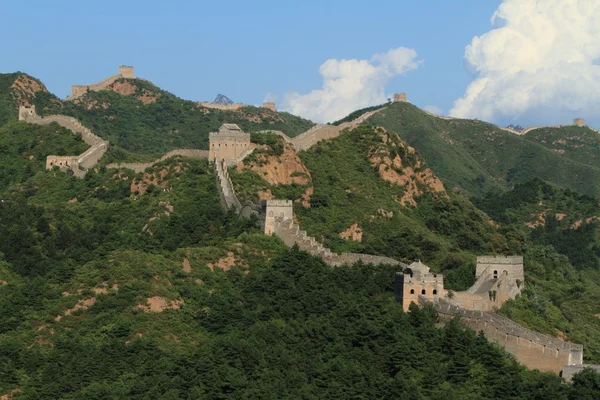 La Grande Muraglia Cinese vicino a Jinshanling — Foto Stock
