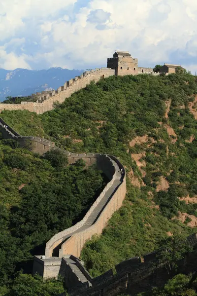 The Great Chinese Wall close to Jinshanling — Stock Photo, Image