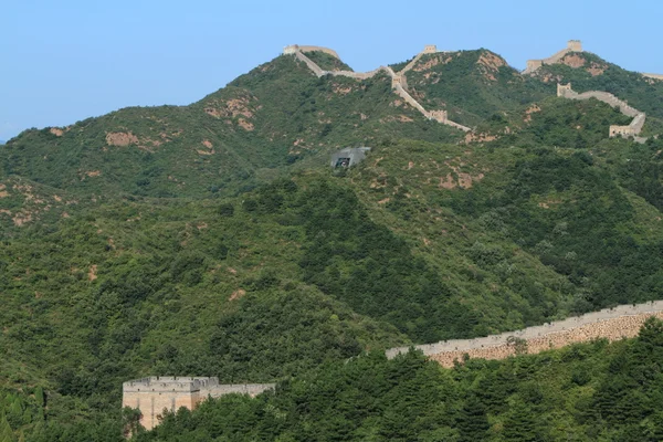 A Grande Muralha Chinesa perto de Jinshanling — Fotografia de Stock