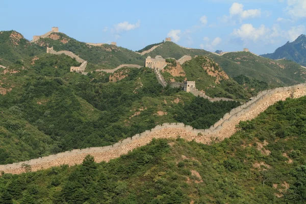 La Grande Muraglia Cinese vicino a Jinshanling — Foto Stock