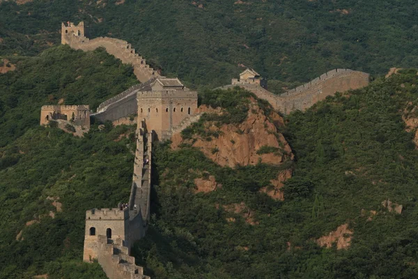 A Grande Muralha Chinesa perto de Jinshanling — Fotografia de Stock