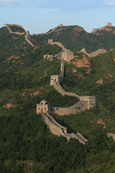 De grote Chinese muur dichtbij Jinshanling — Stockfoto