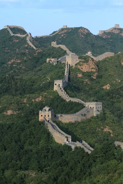 De grote Chinese muur dichtbij Jinshanling — Stockfoto