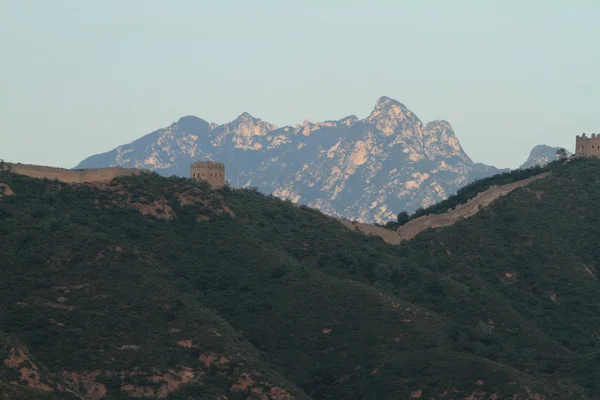 The Great Chinese Wall close to Jinshanling — Stock Photo, Image