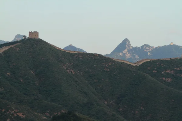 A Grande Muralha Chinesa perto de Jinshanling — Fotografia de Stock