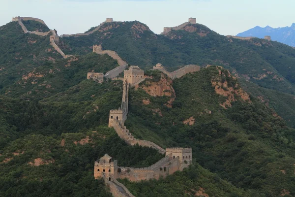 A Grande Muralha Chinesa perto de Jinshanling — Fotografia de Stock