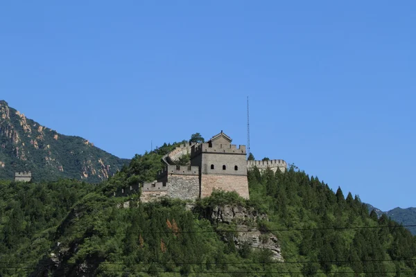 Çin Seddi, sabahın erken saatlerinde gündoğumu ile Jinshanling — Stok fotoğraf