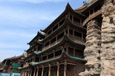Datong Çin'Yungang mağara Manastırı