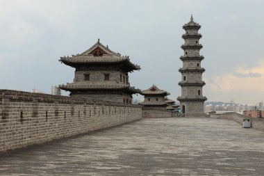Datong Çin şehir duvar