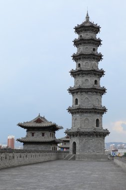 Datong Çin şehir duvar