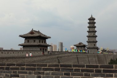 Datong Çin şehir duvar