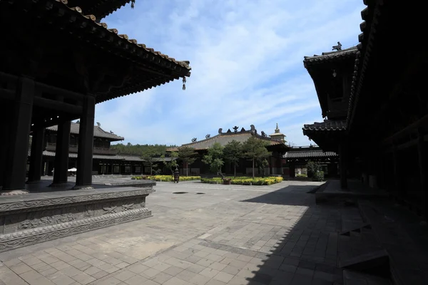 El Templo Yungang de Datong en China — Foto de Stock