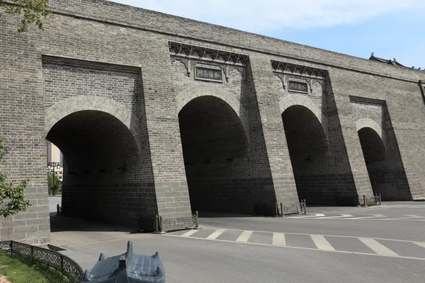 De stadsmuur van Datong in China — Stockfoto