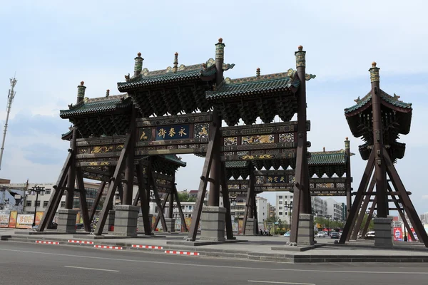 City Gate of Datong i Chinia - Stock-foto