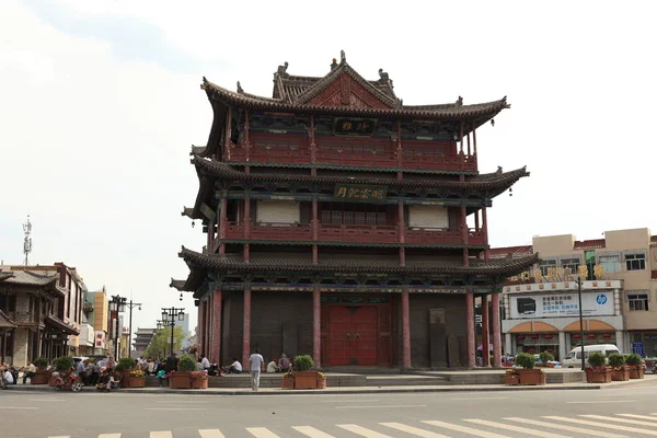 The Drum Tower of Datong in China — Stock Photo, Image