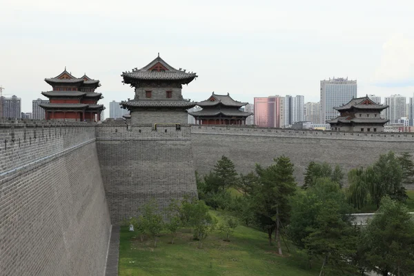 La muralla de Datong en China — Foto de Stock