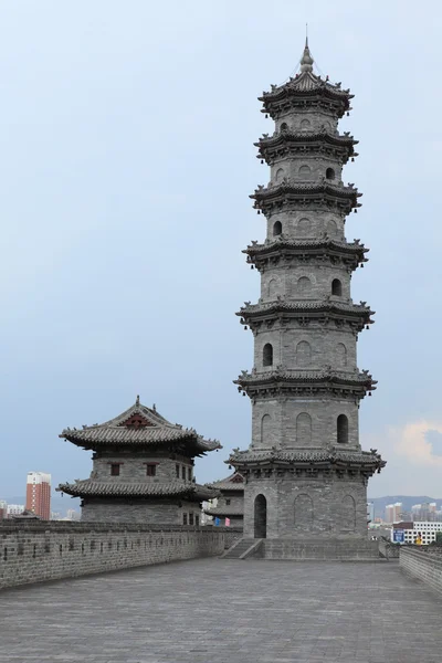 Il muro della città di Datong in Cina — Foto Stock