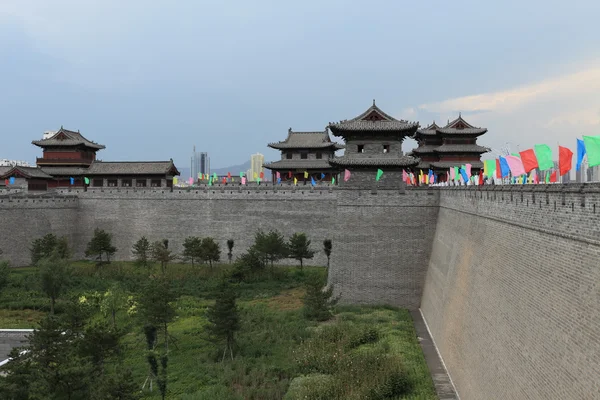 O muro da cidade de Datong na China — Fotografia de Stock