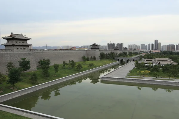 A városfal, Datong, Kína — Stock Fotó