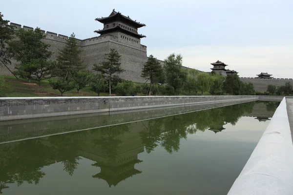 De stadsmuur van Datong in China — Stockfoto