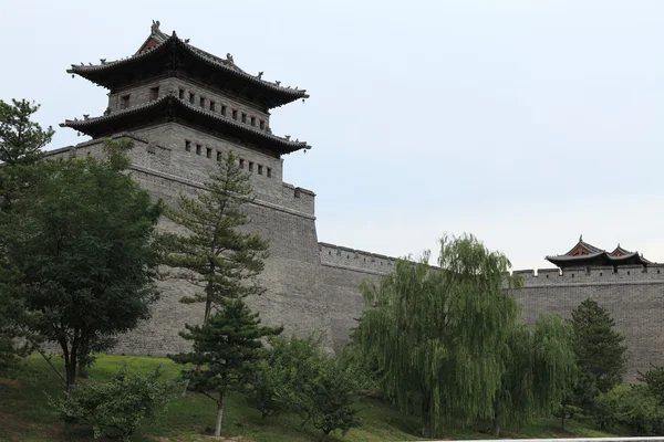 De stadsmuur van Datong in China — Stockfoto