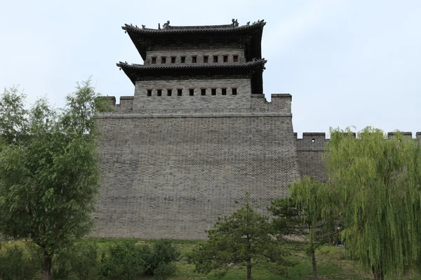 De stadsmuur van Datong in China — Stockfoto