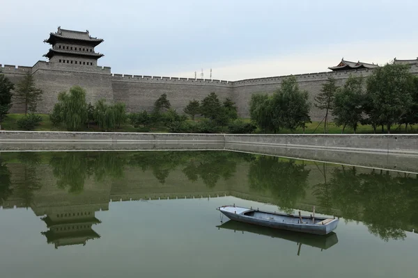 O muro da cidade de Datong na China — Fotografia de Stock