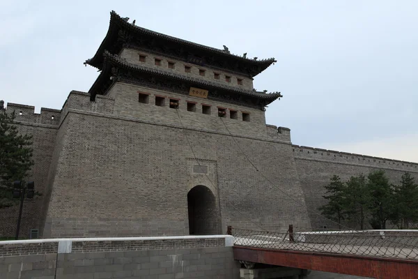 De stadsmuur van Datong in China — Stockfoto