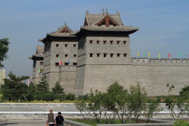 Datong Çin şehir duvar